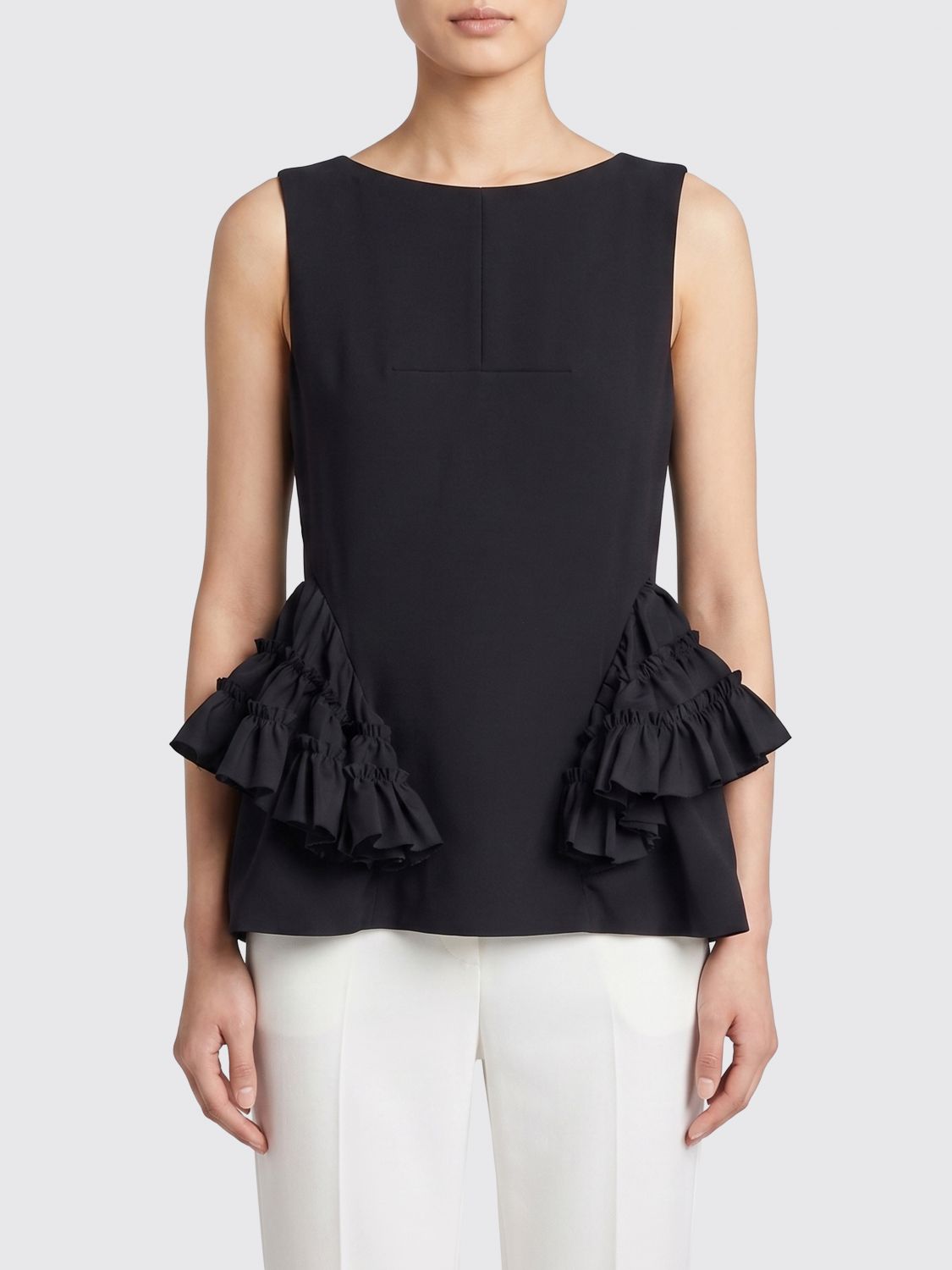 Top Woman color Black