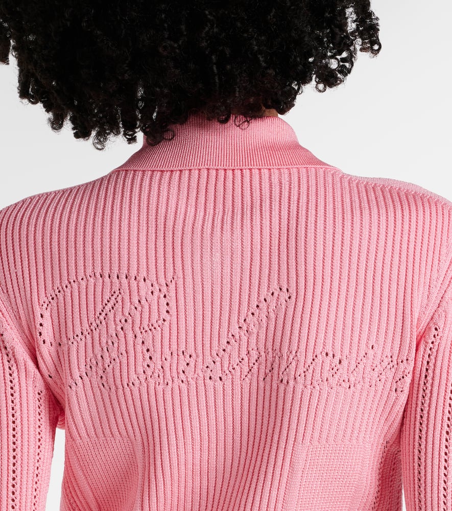 Balmain Ribbed-knit cardigan