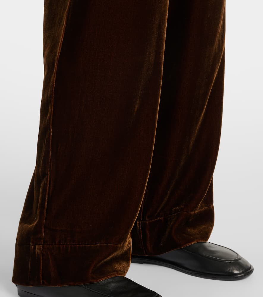 Asceno London velvet pajama pants