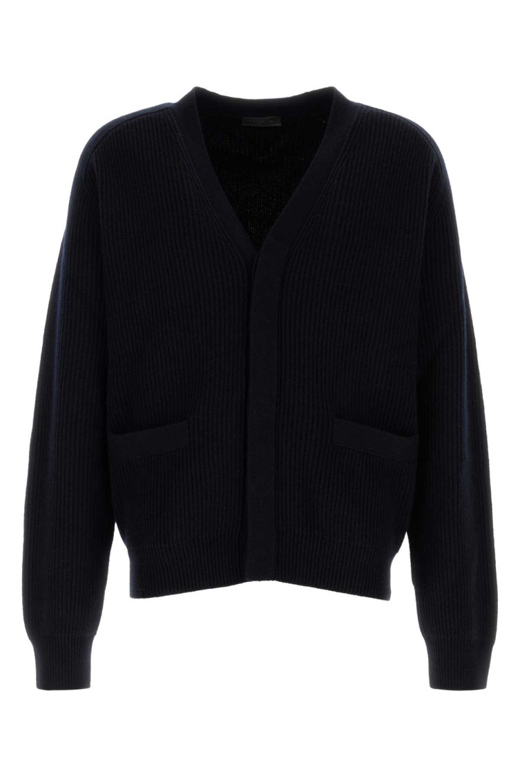 Dark Blue Cashmere Cardigan