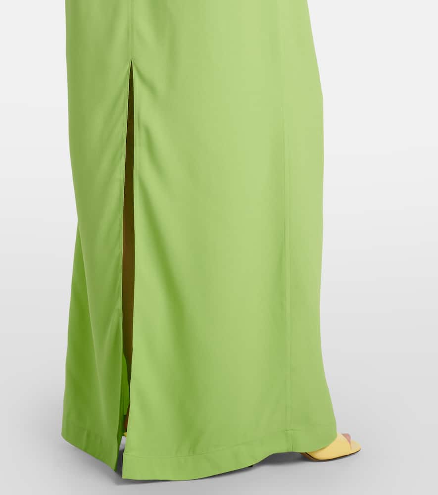 Miami crêpe cady maxi dress