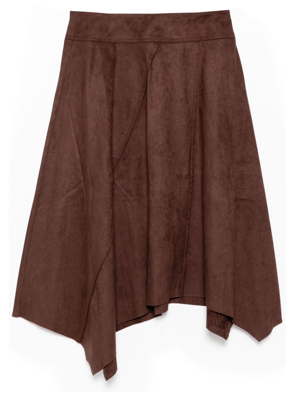 Faux-leather skirt - Black