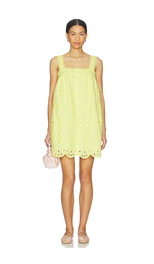Line & Dot Marga Mini Dress in Yellow. - L also in M
