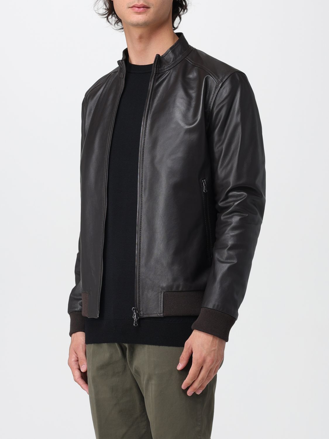 Jacket Men color Dark