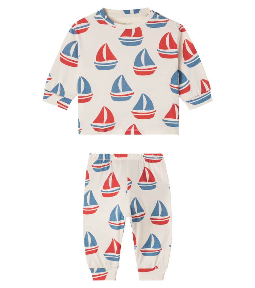 Konges Sløjd Baby Gio cotton sweatshirt and sweatpants set