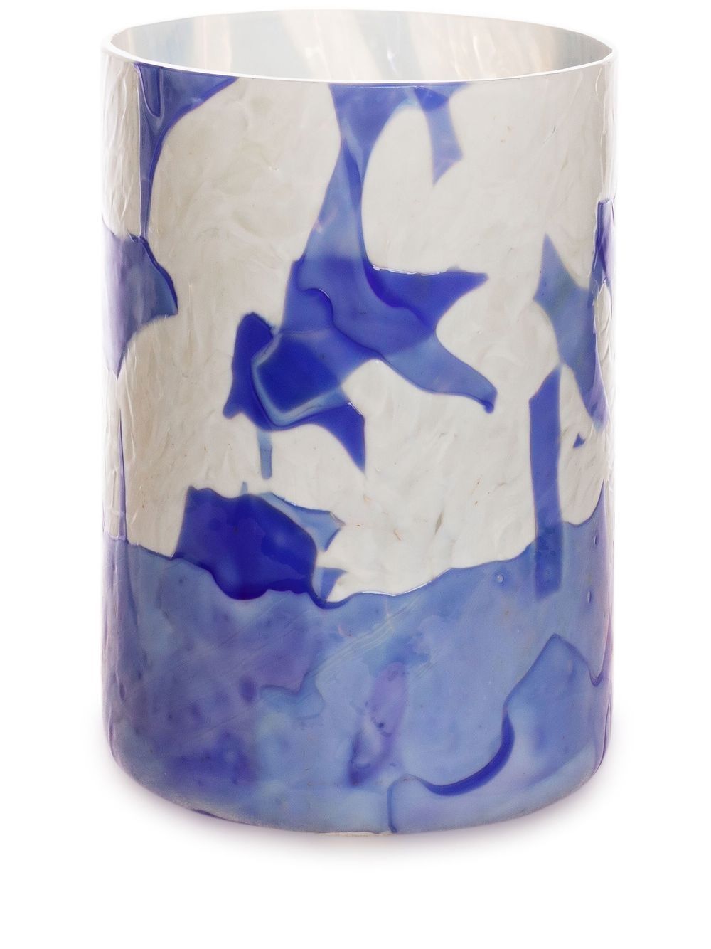 Nougat Murano glass set of two tumblers - Blue