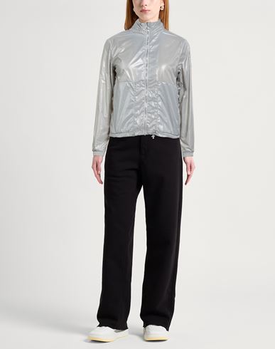 Woman Jacket Light grey Size 2 Polyamide