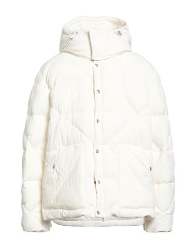 Man Puffer Ivory Size 38 Viscose, Cotton, Elastane