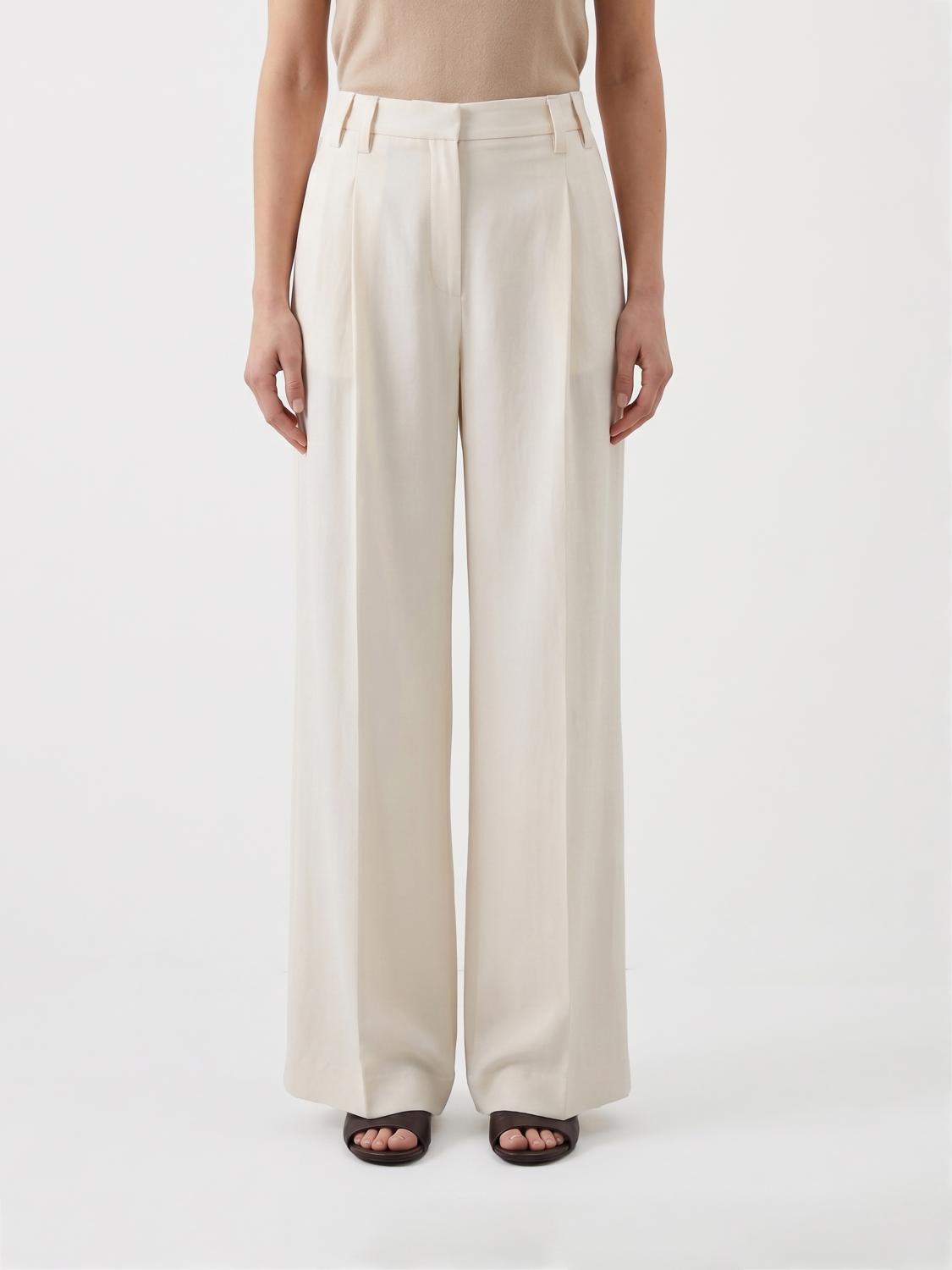 Pants Woman color Beige