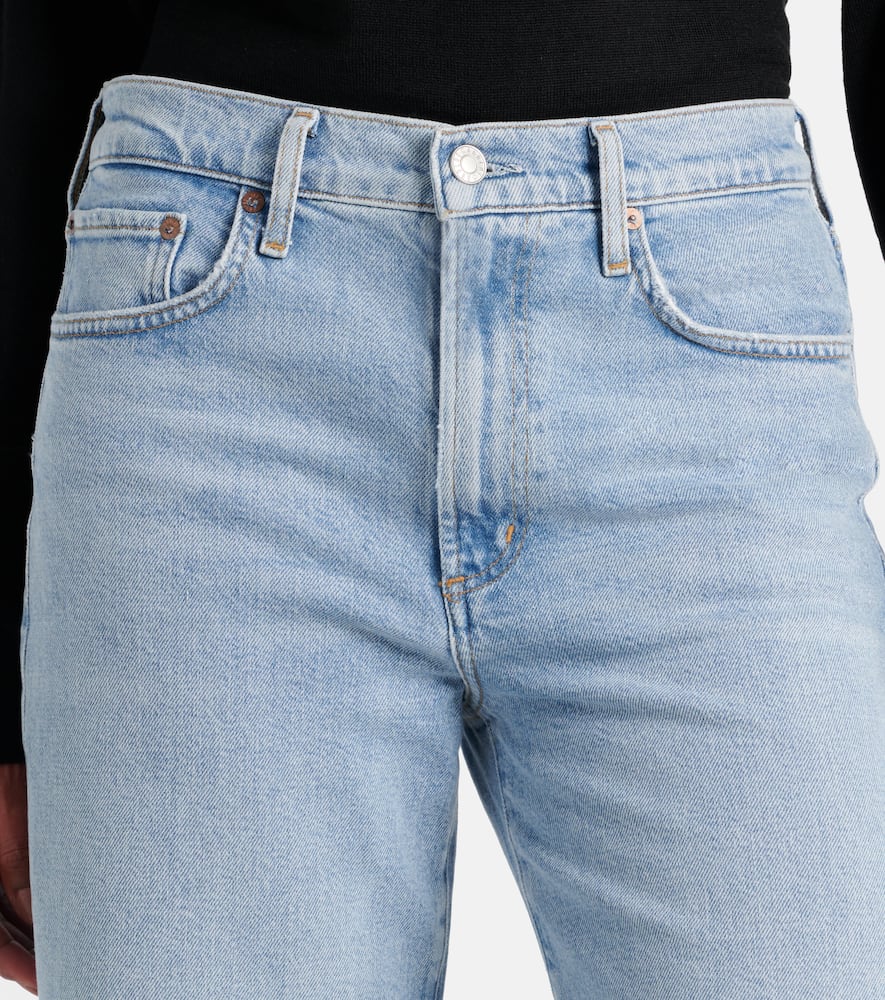 Harper high-rise wide-leg jeans