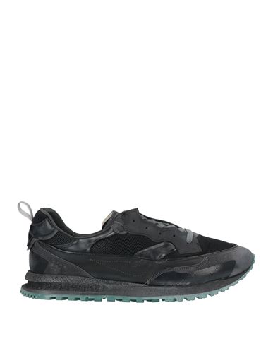 Archetypal Man Sneakers Charcoal Size 11 Leather, Textile fibers