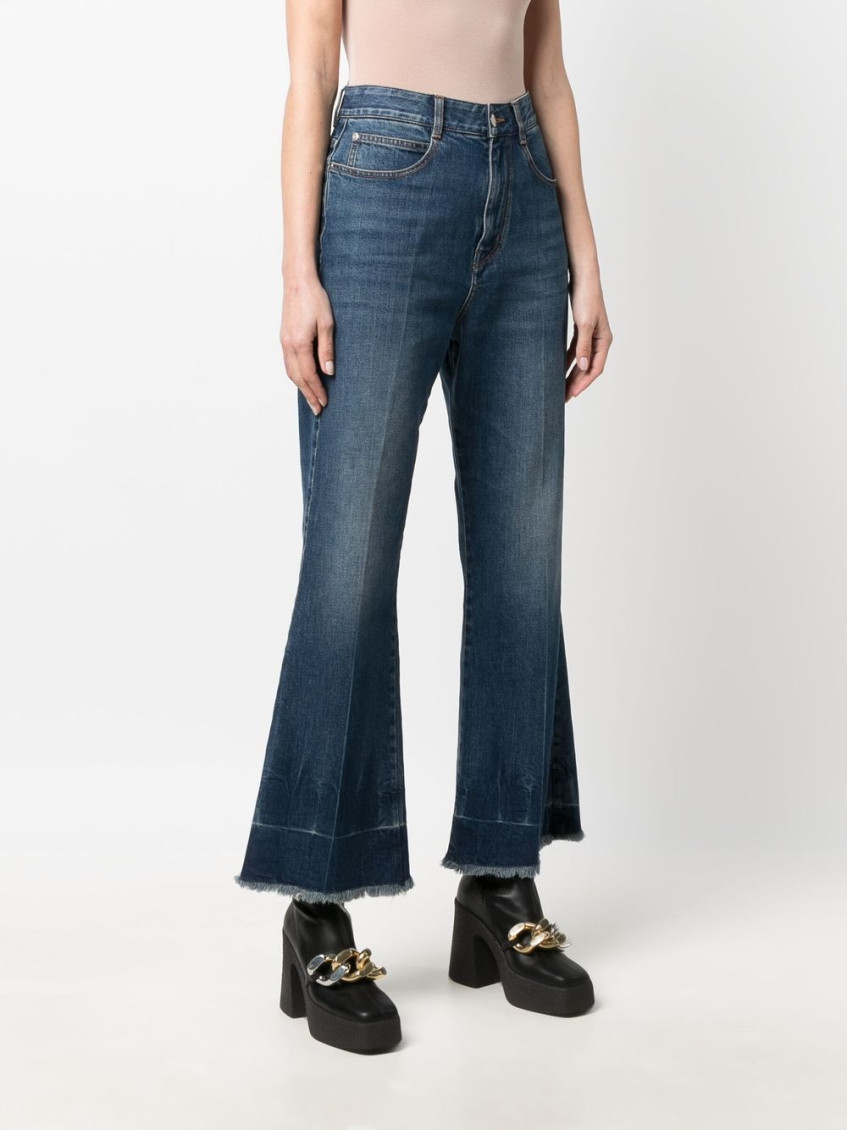 The '90s cropped flared jeans