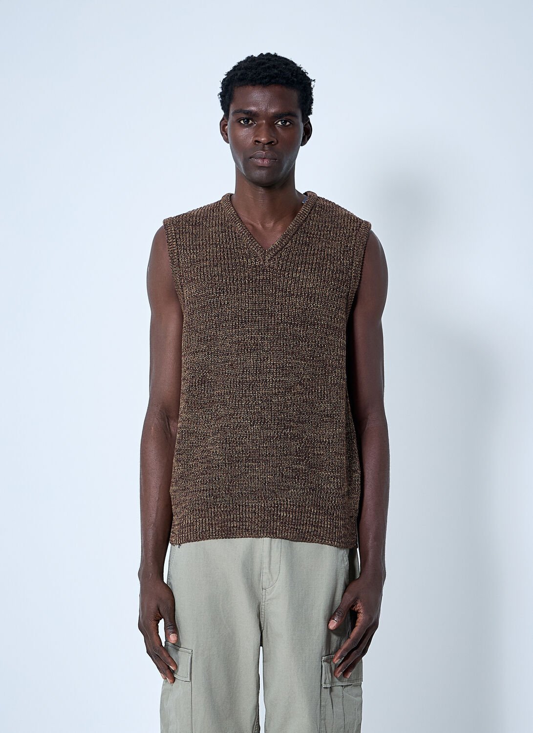 Twisted Yarn Sweater Vest