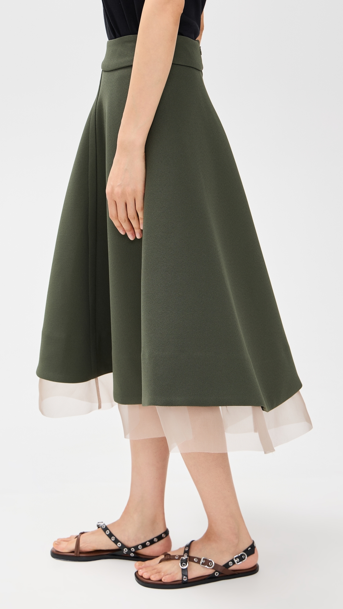 Rachel Comey Fleurot Skirt Dark Olive