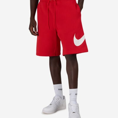 Men's Club Fleece Shorts in Red