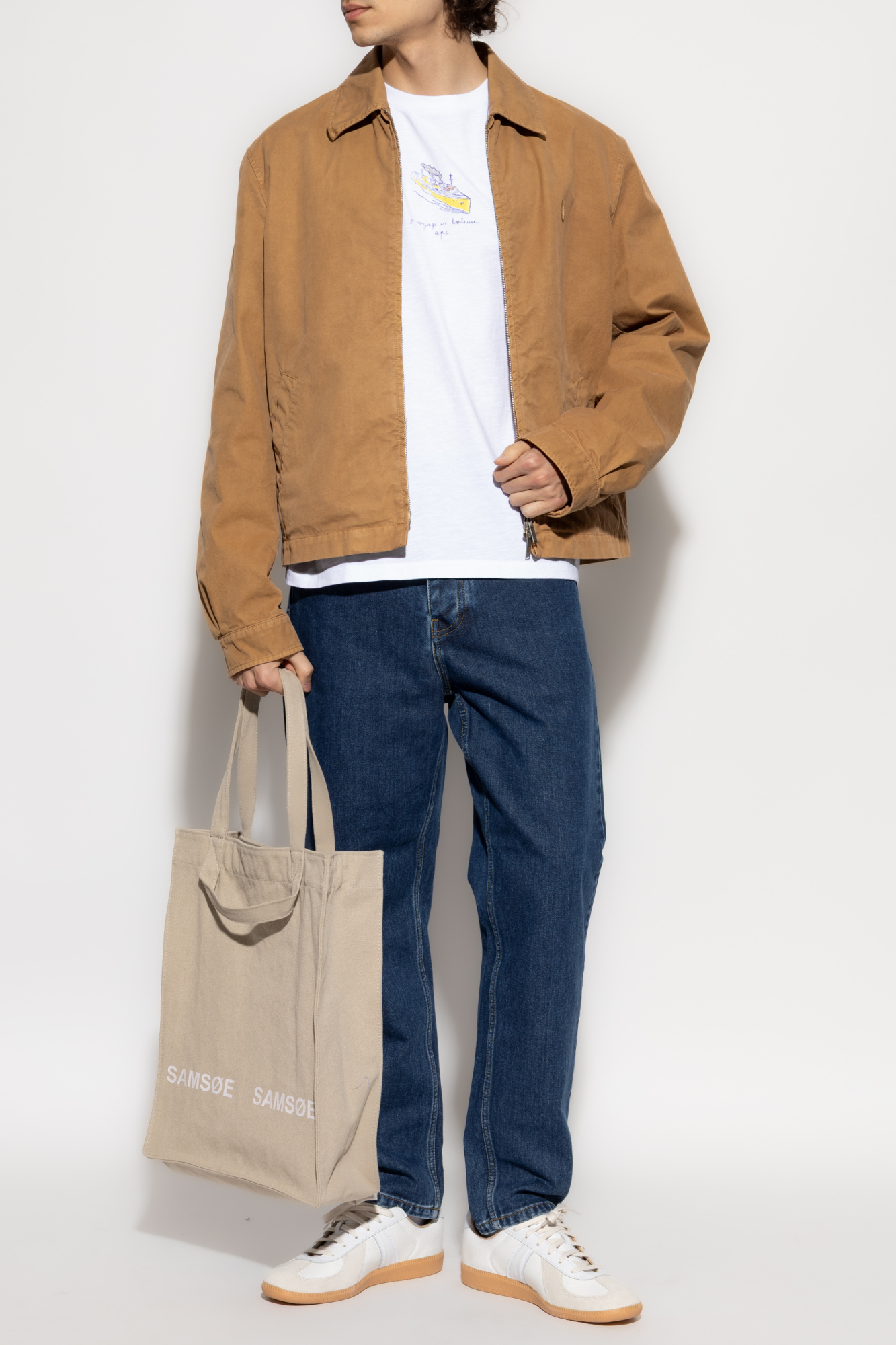 A.P.C. Printed T-shirt, Men's, White