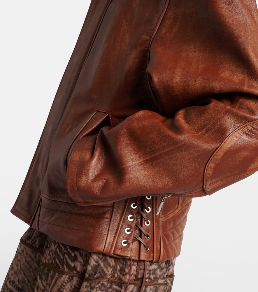 Leather jacket