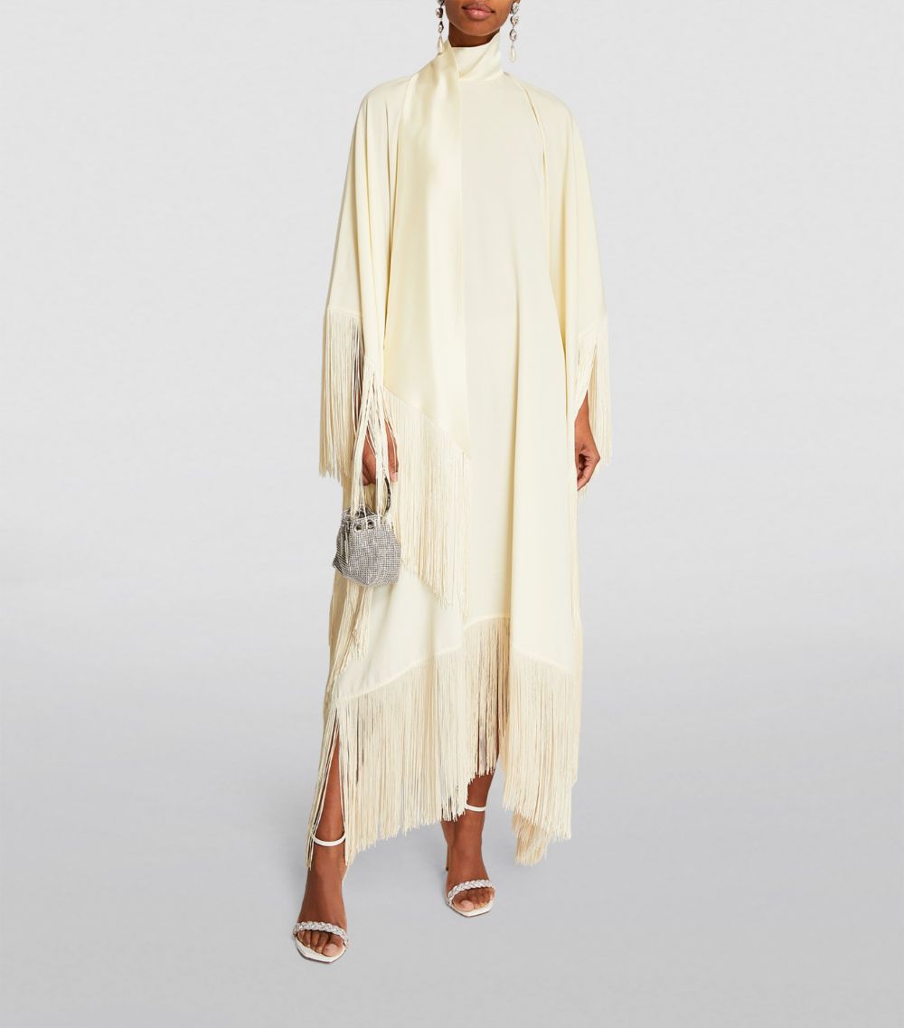 Fringed Mrs Ross Kaftan Dress