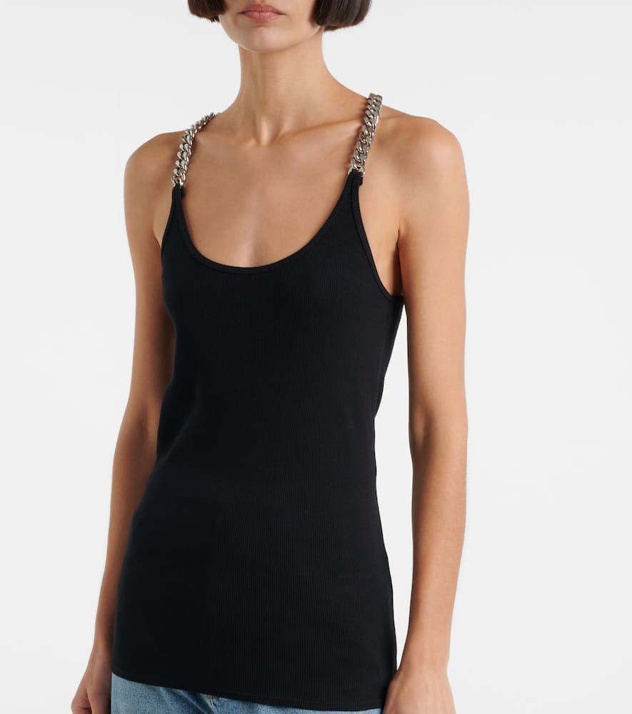 Cotton-blend tank top