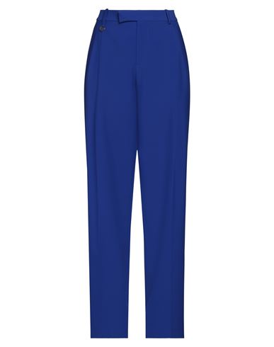 Woman Pants Bright blue Size 6 Virgin Wool