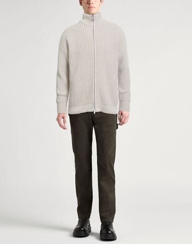 Man Cardigan Beige Size XL Wool, Polyamide