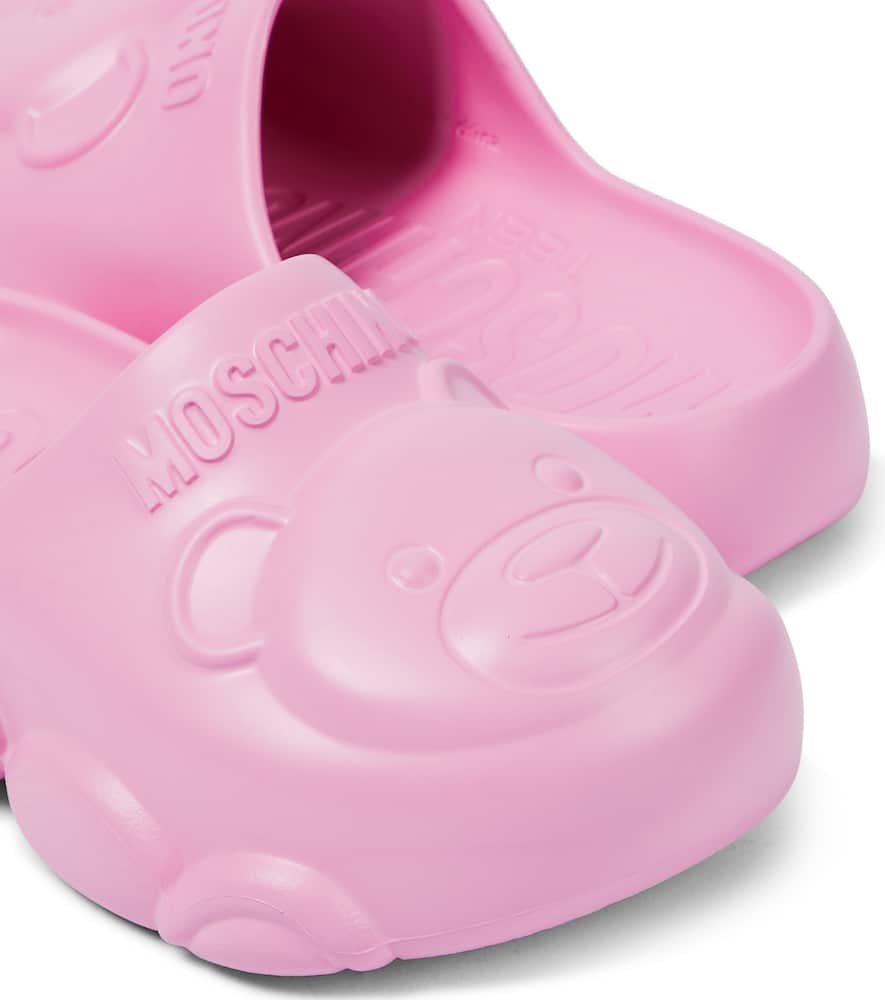 Moschino Kids Logo clogs