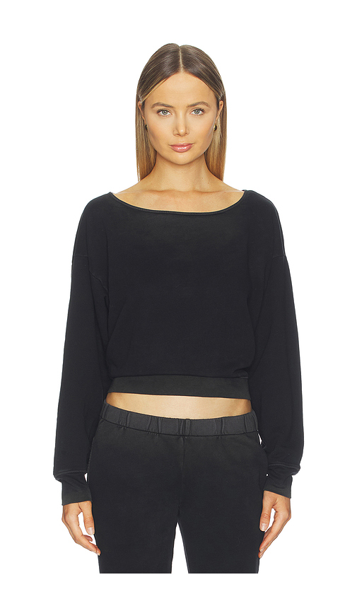 COTTON CITIZEN The Lima Relaxed Sweatshirt in Black. - L also in M