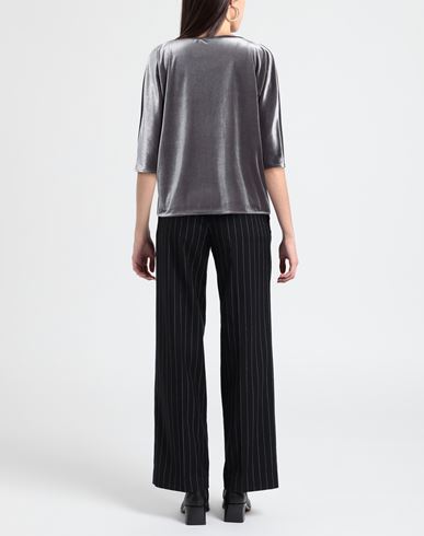Woman Top Grey Size 2 Polyester, Elastane