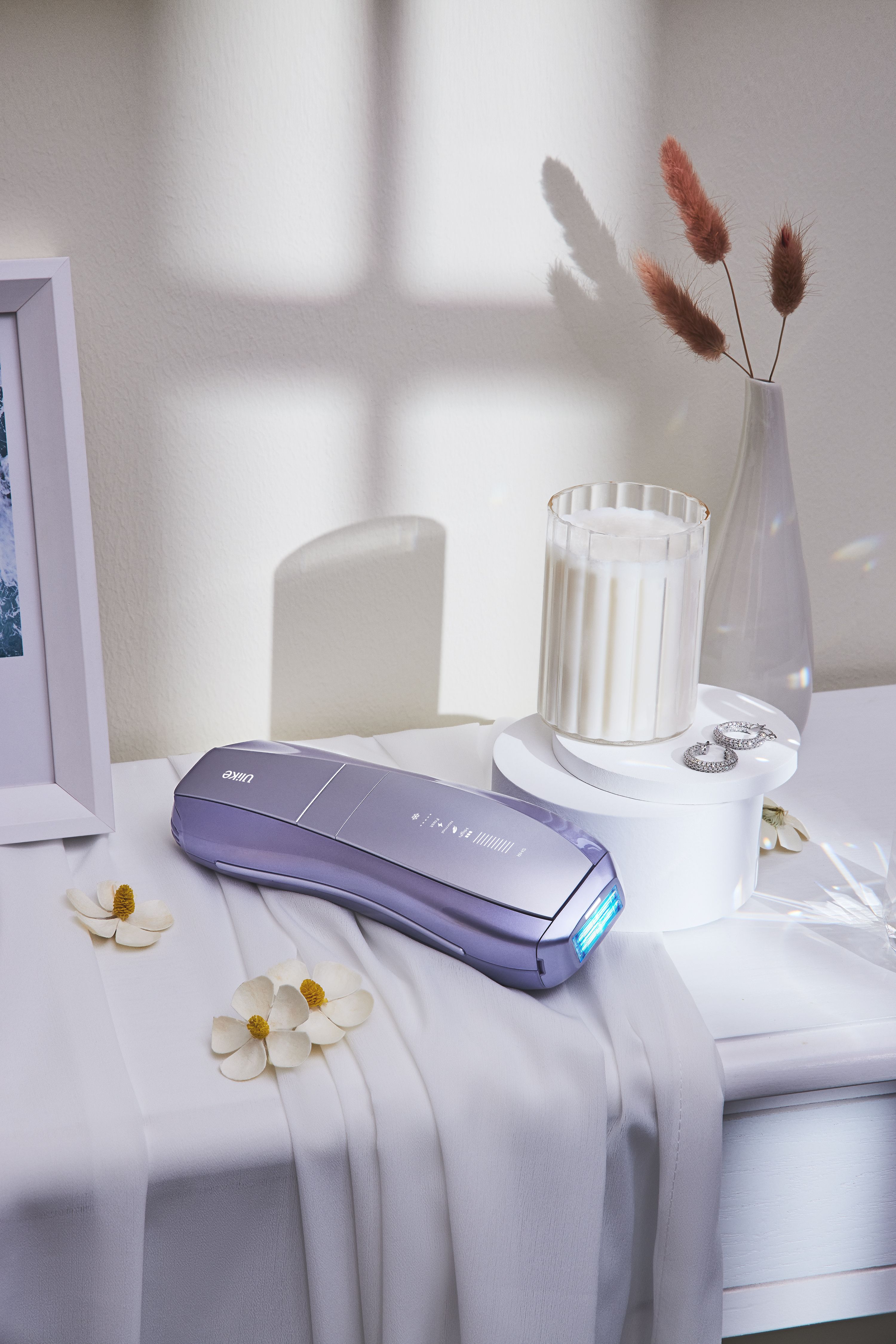 Ulike AIR 10 IPL Hair Removal Device for Face, Body, & Bikini Line, Sapphire in Purple