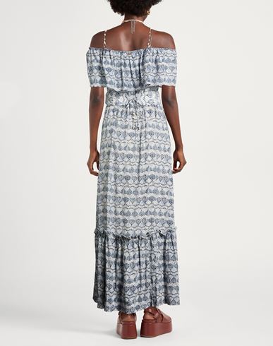 Woman Maxi dress Light blue Size 8 Cotton, Viscose