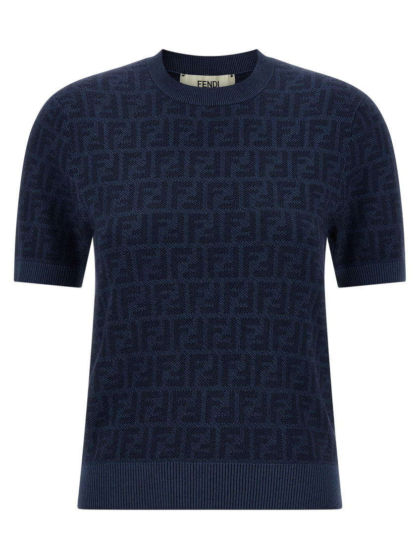 Pullover Ff Denim Knit