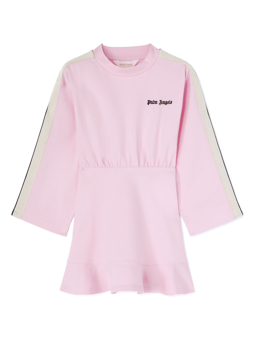 Printed crew-neck dress - Pink