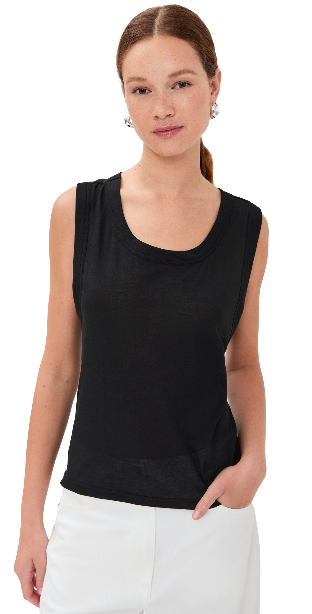 Jersey Tank Top Black