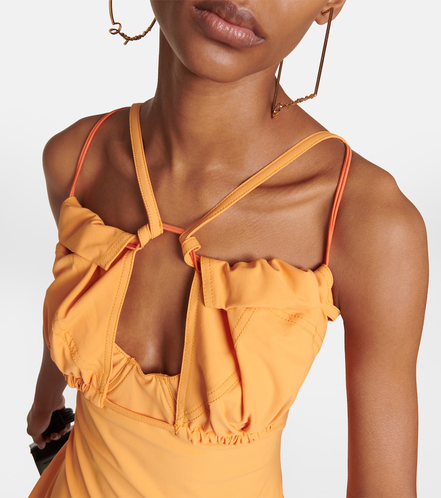 La Robe Bikini cotton-blend midi dress