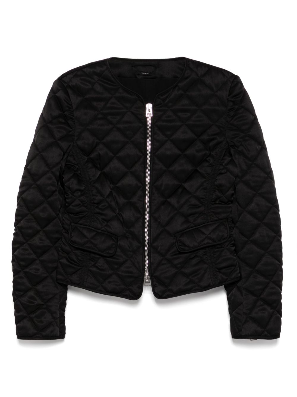 TOM FORD zip-up puffer jacket - Black