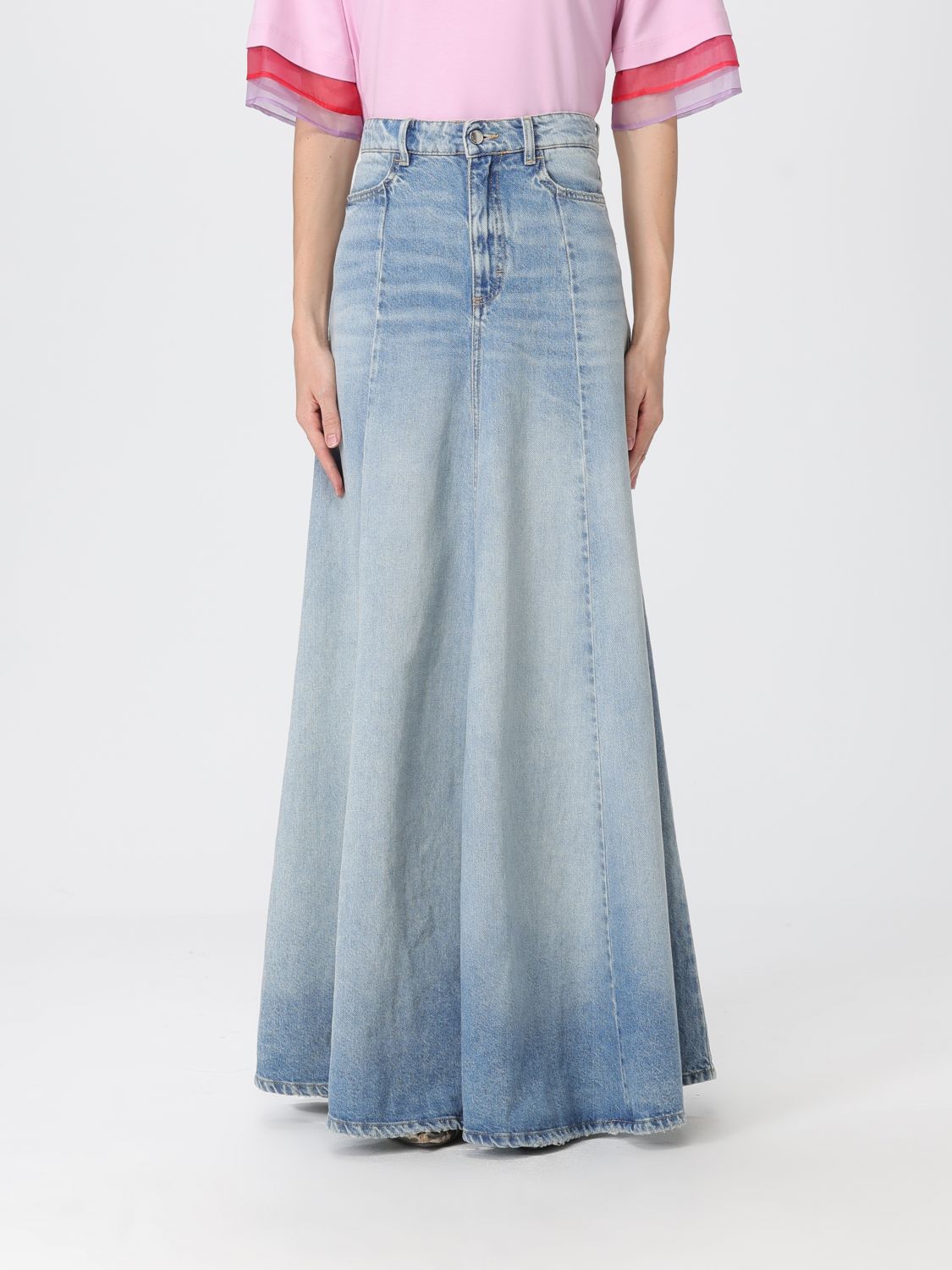 Skirt Woman color Blue