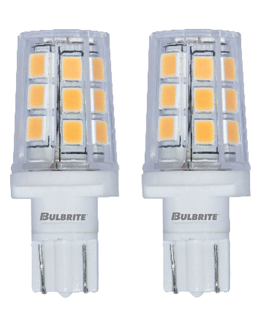 Pack Of 2-LED Mini T3 Wedge Base Light Bulb 20 Watt