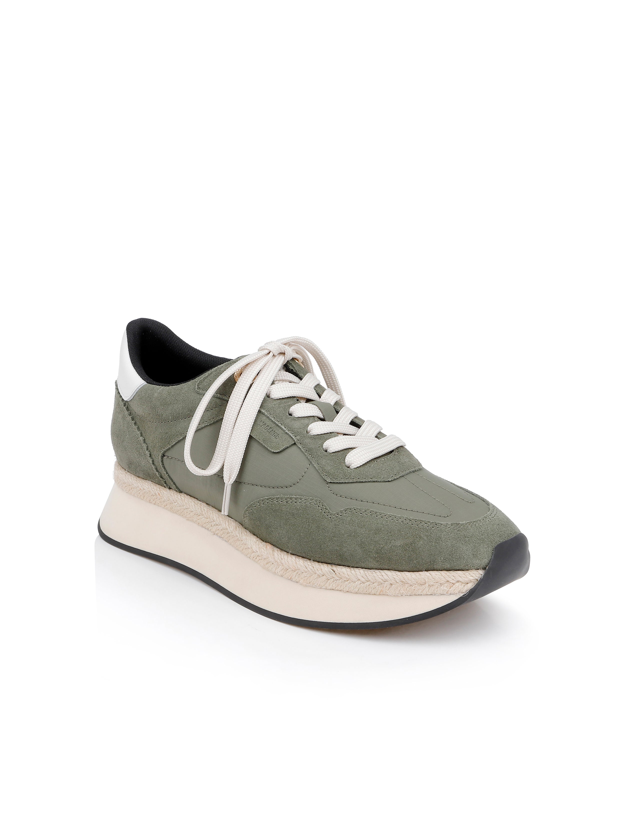 Ivone Platform Sneaker In Light Brigade Suede