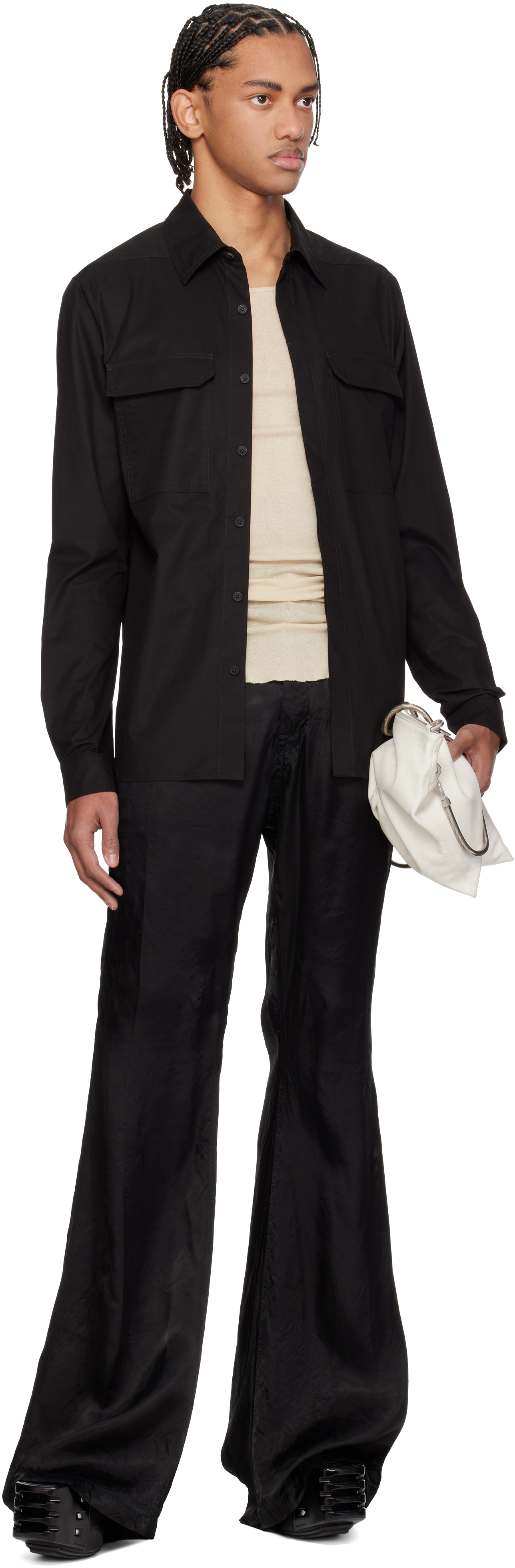 Black Temple Work Shirt