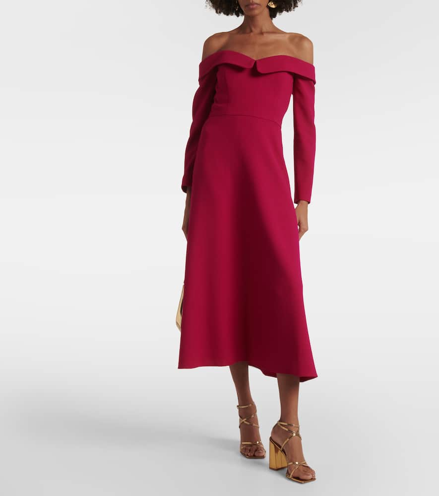 Cybil wool midi dress