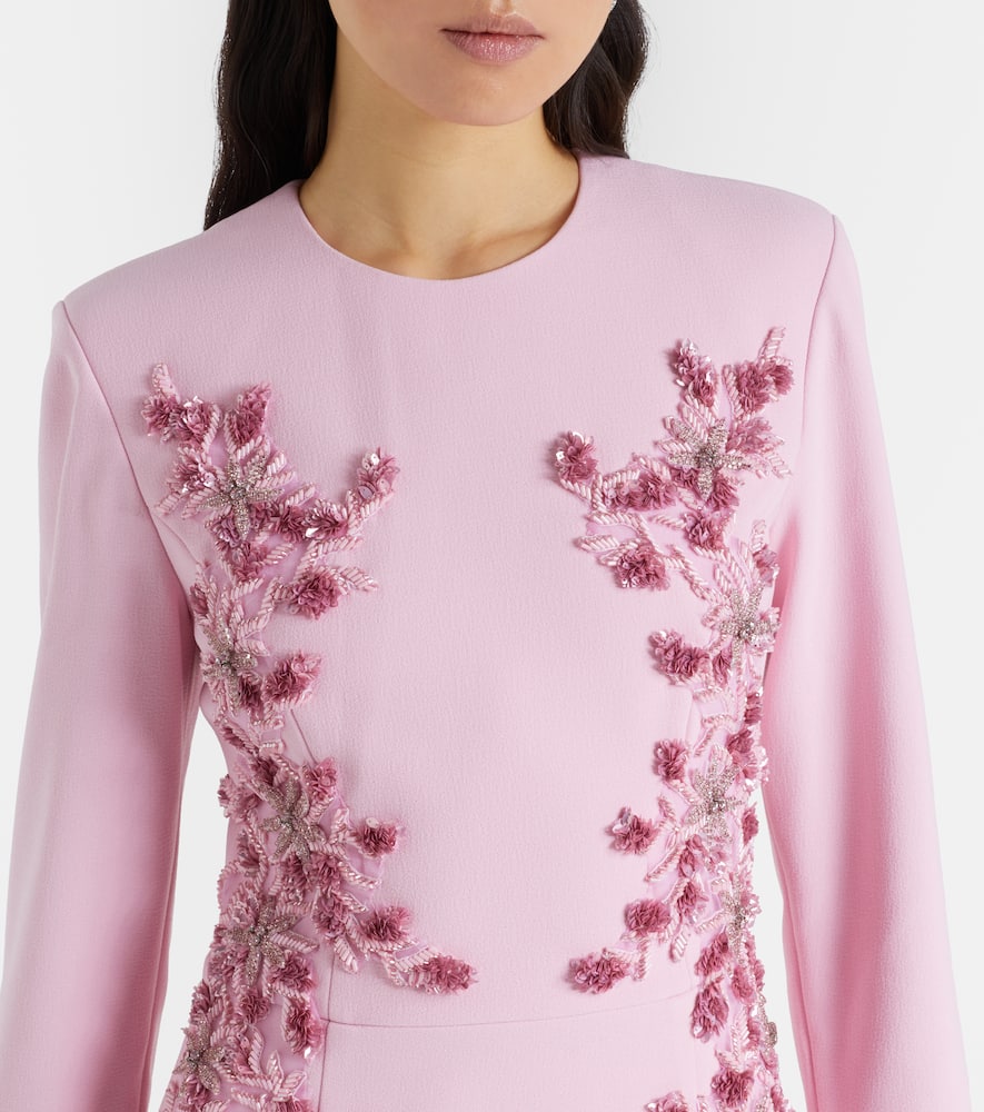 Lulee embellished floral gown