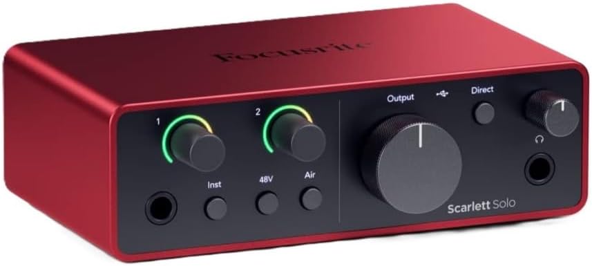 Scarlett Solo USB-C Audio Interface (Gen 4)