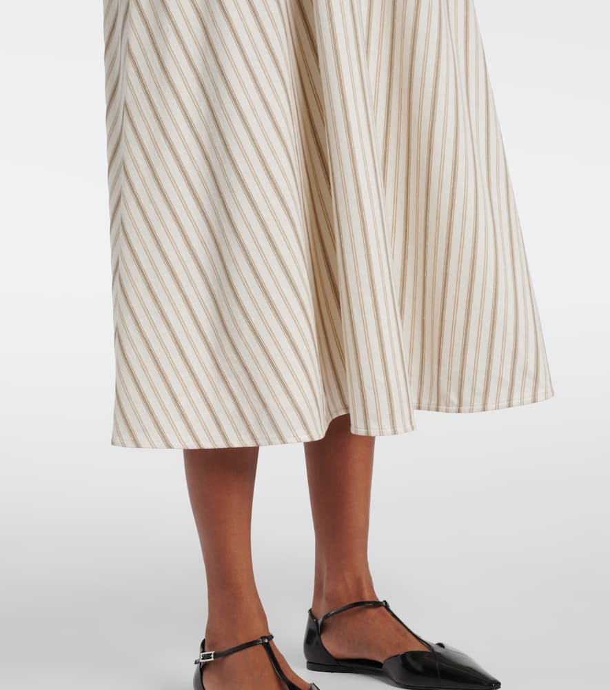 Fervida cotton and linen midi dress