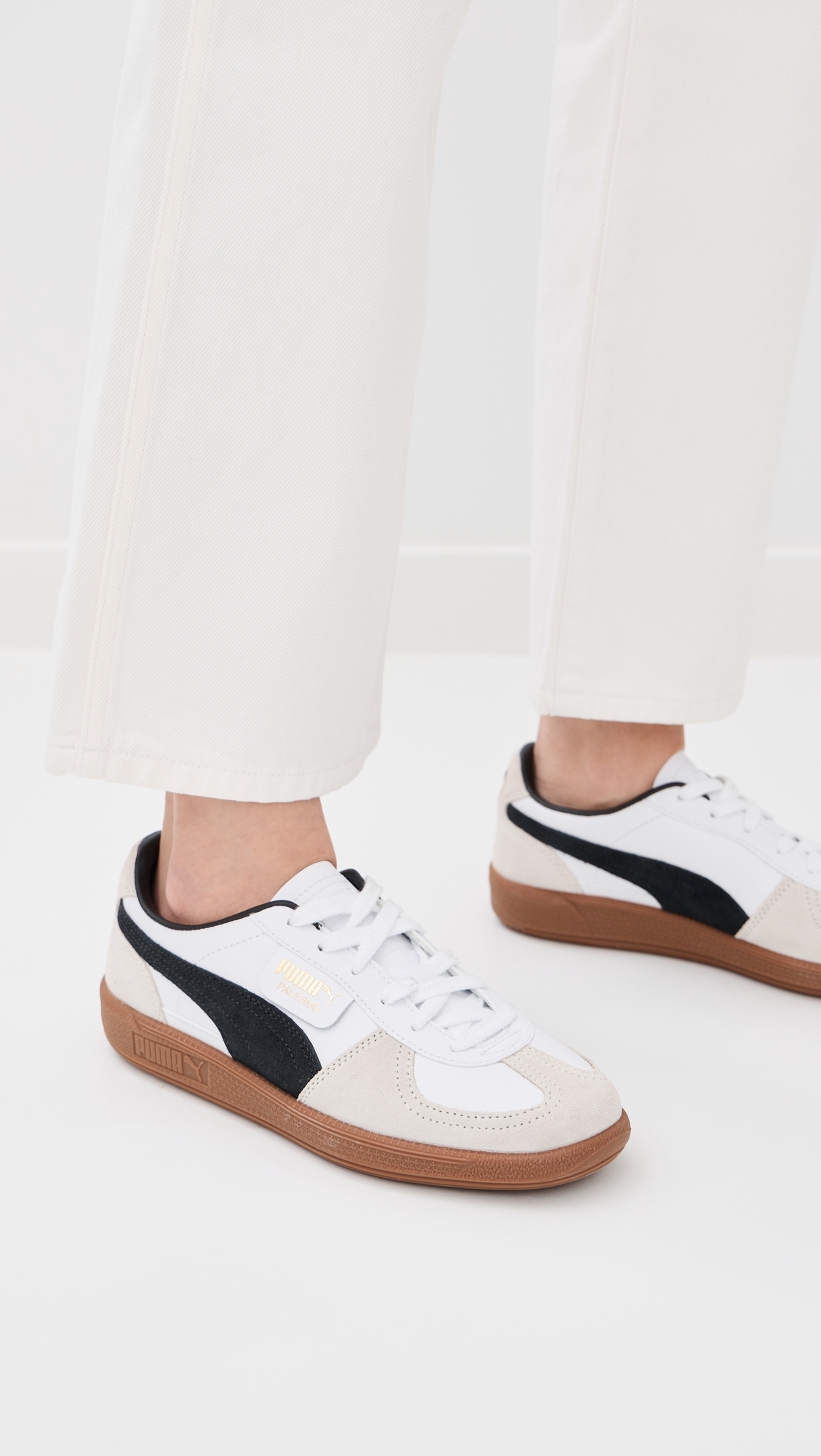 Palermo Leather Sneakers White/Vapor Grey/Gum