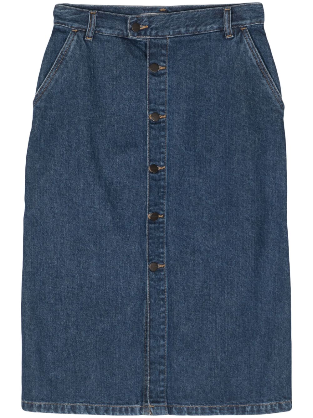 Colby denim midi shirt - Blue