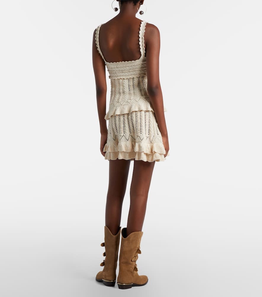 Cotton miniskirt