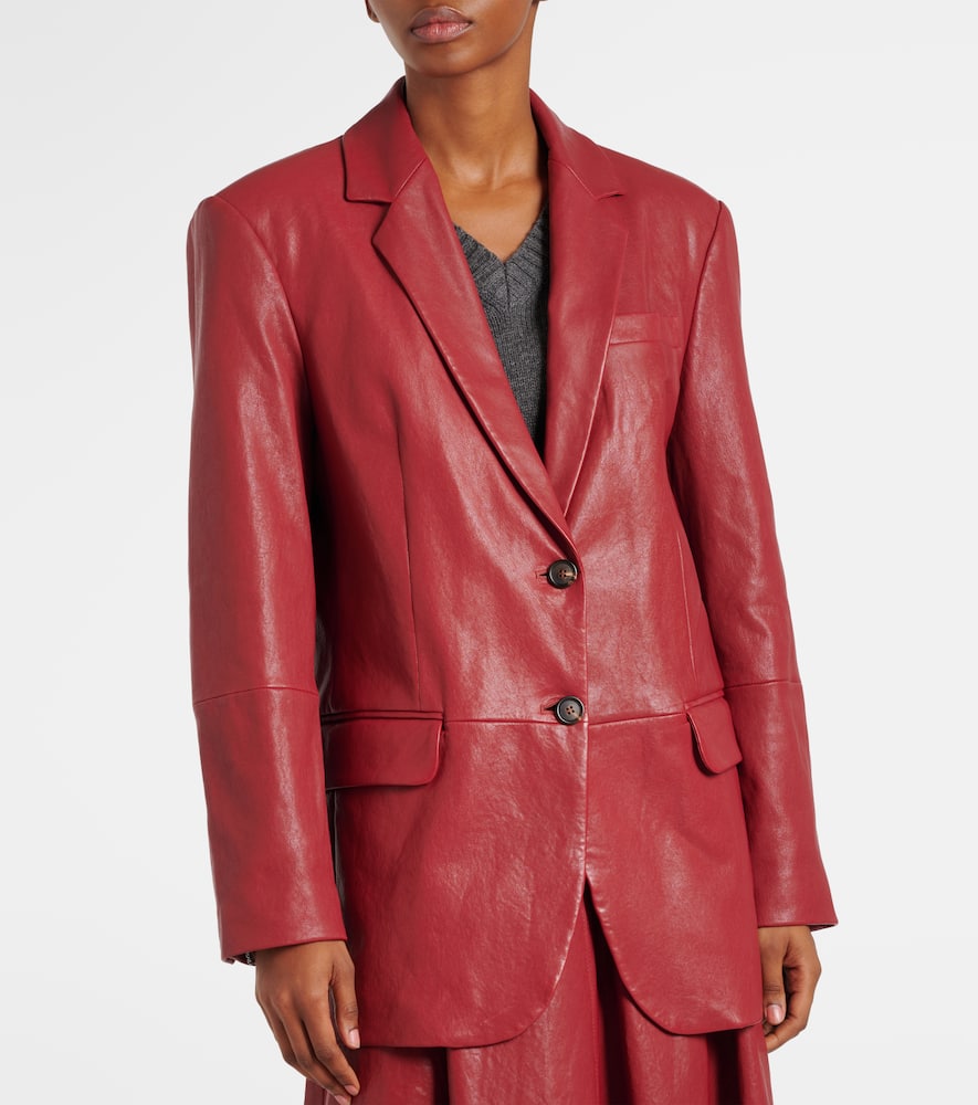 Leather Blazer