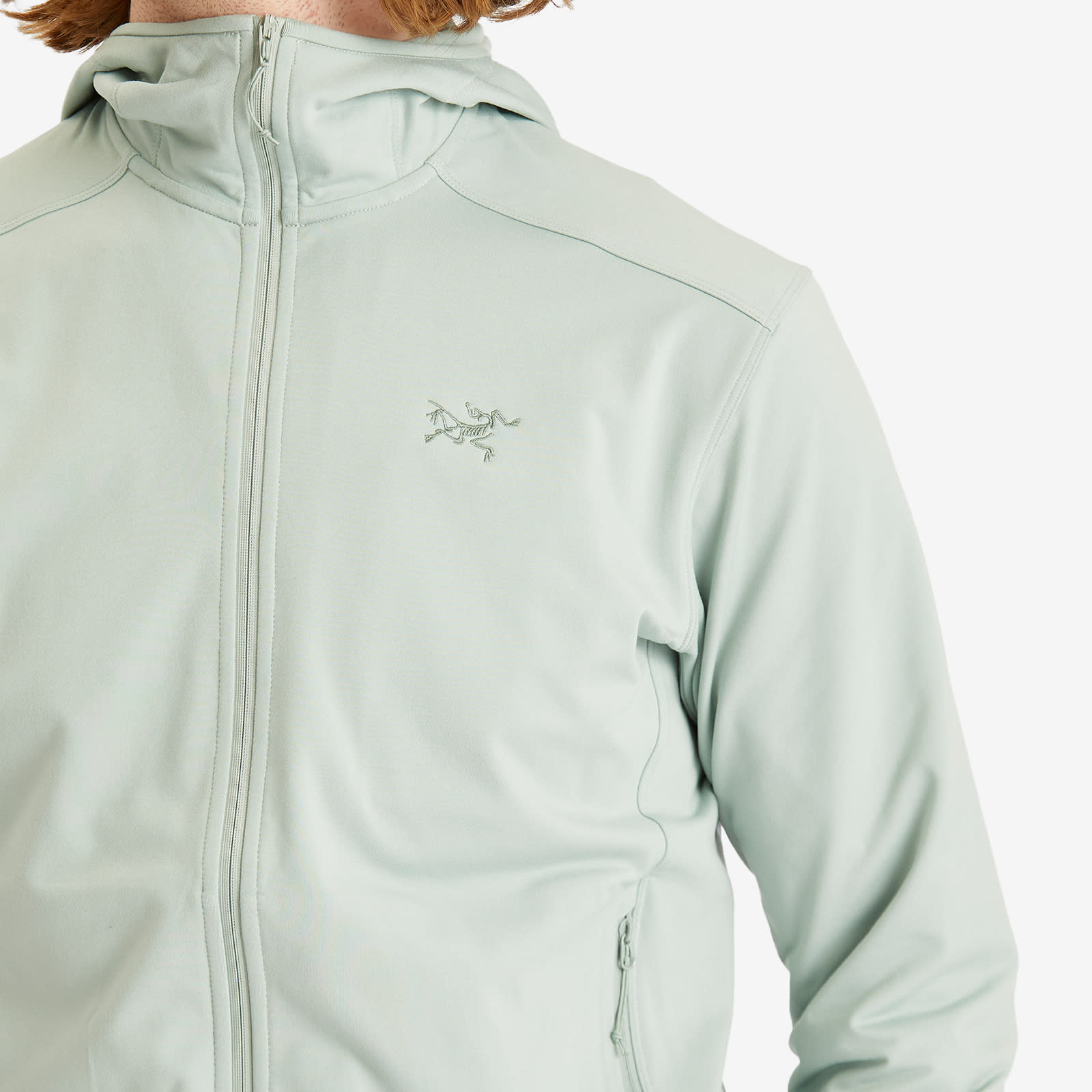 Arc'teryx Men's Kyanite Lightweight Hoodie in Stone Green