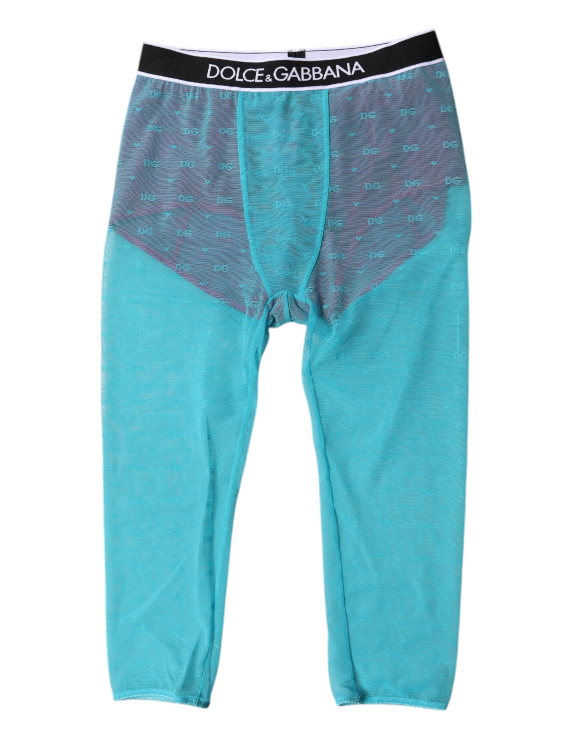 Logo-Jacquard Bodysuit — Blue
