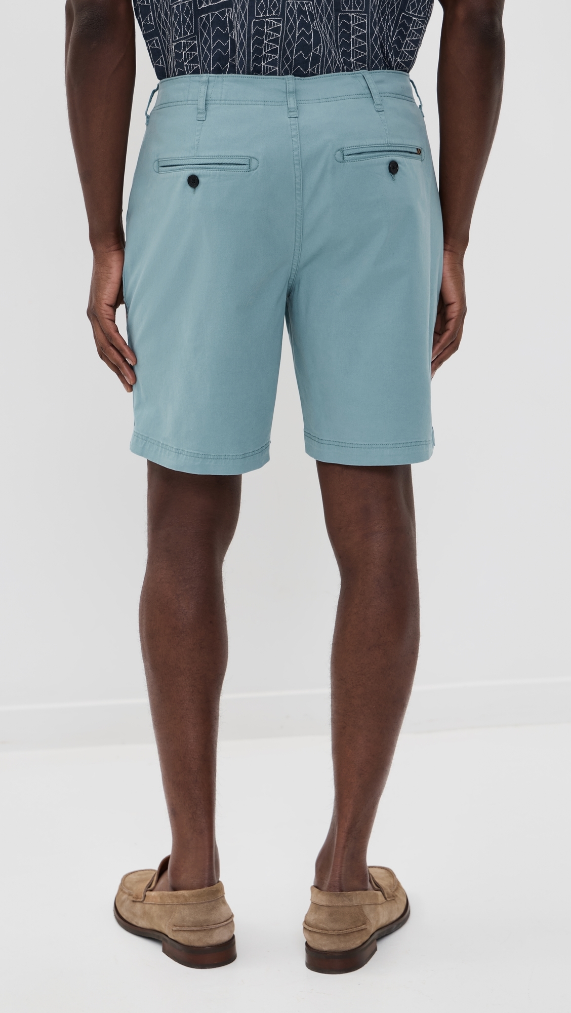 Chino Shorts 7.75 Steel Blue